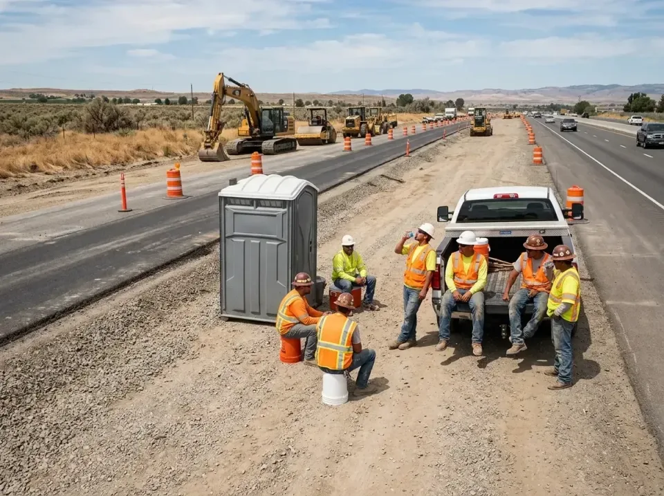 highway-road-construction-crew-007 — frequently asked questions, Porta Potty and Restroom Rentals in Searcy, AR